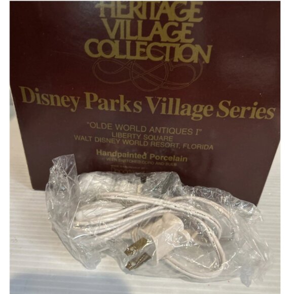 Department 56 VTG Heritage Village Disney Parks Village OLDE WORLD ANTIQUES #1 - Picture 7 of 10